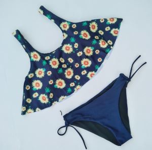 Cute Gril Flora Bikini Swimwear