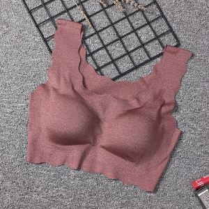 Modern Mature Women Seamless Hot Sexy Sports Bra With Padded