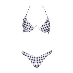 Bandage Push Up Padded Bra Women Bathing Suit High Waist Swimwear Bikini Set