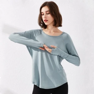 Fitness T Shirt Long Sleeve Yoga Clothes Women Sports Tops