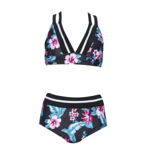 Swimwear Brazilian Bikini Big Bow Bandeau Beach Wear Halter Swimsuit Push Up Bathing Suit