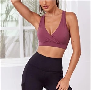 CP303 New Fashion Top Deportivo Halter Neck Women Gym Training Xxx Sexy Sports Bra