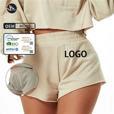 Elastic Women Ribbed Shorts