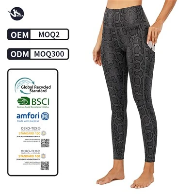 High Waist Push Up Yoga Leggings Women Custom