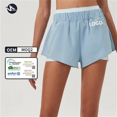 Hot Sales Women'S 2 In 1 Running Shorts