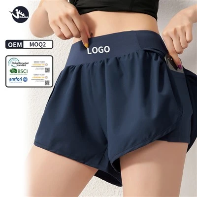 Pockets Jogging Gym Shorts For Women