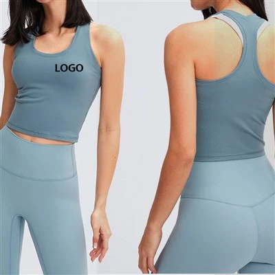 Popular Women Gym Active Workout Crop Tank Top