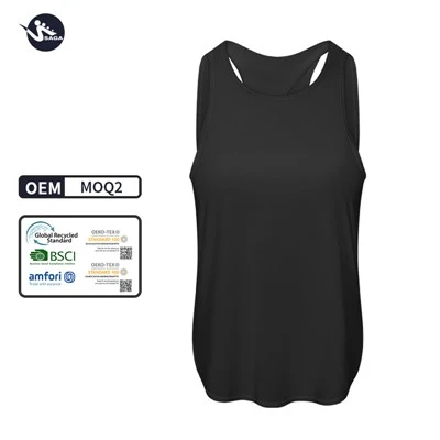 Womens Sports Bra Racerback Crop Tank Top