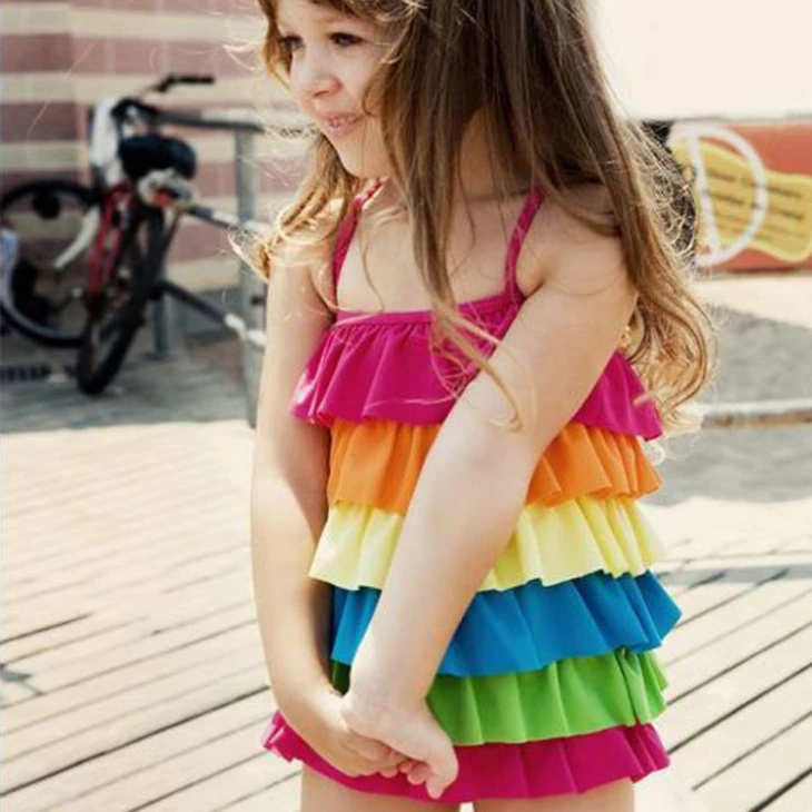 Rainbow One-piece Swimsuit