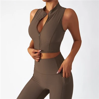 Wholesale Sport Suit Women Fitness High Quality Colorful Two Piece Long Sleeve Yoga Sets