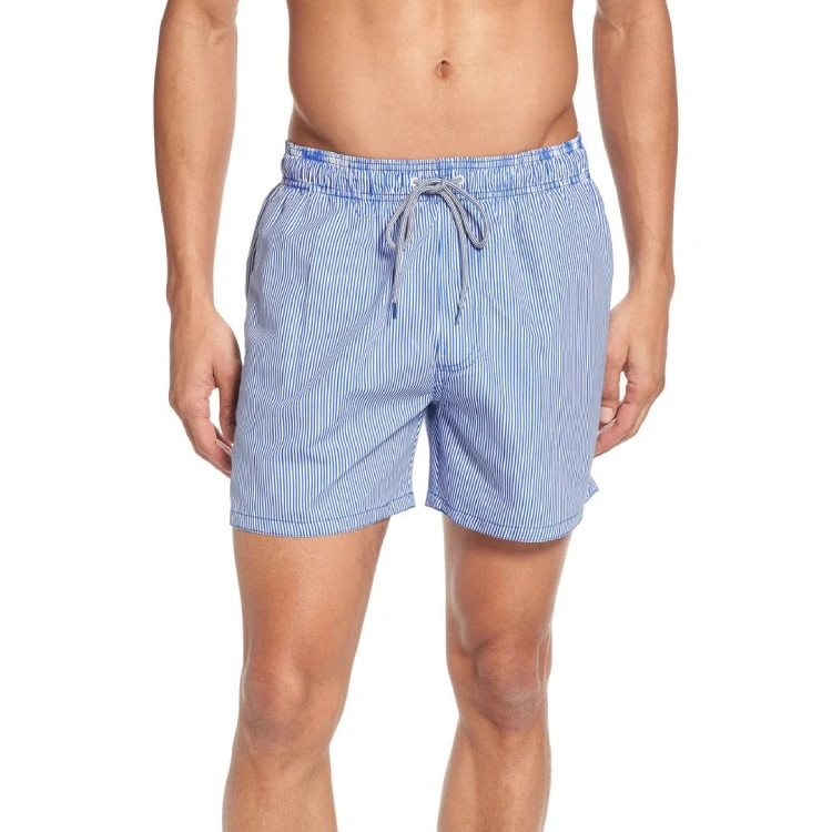 Stripe Designer Beach Shorts Swims